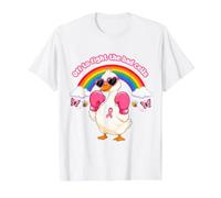 Off to Fight the Bad Cells Fun Breast Cancer Awareness Goose Value Graphic T-Shirt
