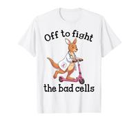 Off to Fight The Bad Cells Kangaroo Doctor Cancer Support Value Graphic T-Shirt