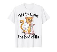 Off to Fight The Bad Cells Kinkajou Doctor Cancer Support Value Graphic T-Shirt