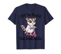 Off to Fight The Bad Cells Sugar Glider Doctor Cancer Hope T-Shirt