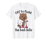 Off to Fight The Bad Cells Wombat Doctor Cancer Supporter Value Graphic T-Shirt