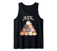 Off to Get A Little Silly Funny Cat Tank Top