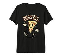 Off to Get A Little Silly Funny Pizza Premium T-Shirt