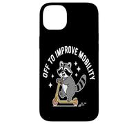 Off To Improve Mobility Raccoon Scooter Ride Artwork pride Case for iPhone 14 Plus