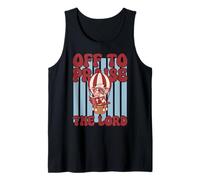 Off to Praise The Lord Cow Hot Air Balloon Tank Top