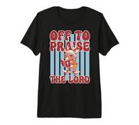 Off to Praise The Lord Deer Skateboard Premium T-Shirt