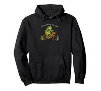 Off to Praise the Lord Frog Cottagecore Frog Pullover Hoodie