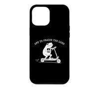 Off To Praise The Lord Frog Scooter Christian Bible Graphic Case for iPhone 12 Pro Max