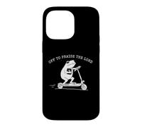 Off To Praise The Lord Frog Scooter Christian Bible Graphic Case for iPhone 14 Pro Max