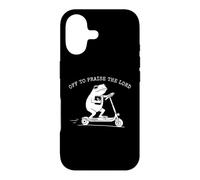 Off To Praise The Lord Frog Scooter Christian Bible Graphic Case for iPhone 17