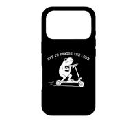 Off To Praise The Lord Frog Scooter Christian Bible Graphic Case for iPhone 17 Pro