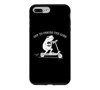Off To Praise The Lord Frog Scooter Christian Bible Graphic Case for iPhone 7 Plus/8 Plus
