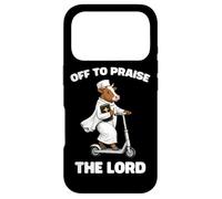 Off To Praise The Lord Funny Christian Cow Faith Case for iPhone 17 Pro