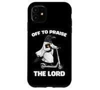 Off To Praise The Lord Funny Christian Crow Faith Raven Case for iPhone 11