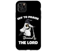 Off To Praise The Lord Funny Christian Crow Faith Raven Case for iPhone 11 Pro Max