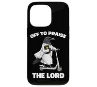 Off To Praise The Lord Funny Christian Crow Faith Raven Case for iPhone 13 Pro