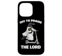 Off To Praise The Lord Funny Christian Crow Faith Raven Case for iPhone 14 Pro Max
