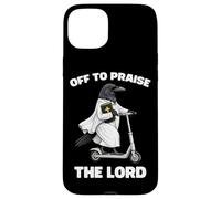 Off To Praise The Lord Funny Christian Crow Faith Raven Case for iPhone 15 Plus