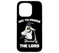 Off To Praise The Lord Funny Christian Crow Faith Raven Case for iPhone 15 Pro