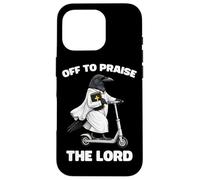 Off To Praise The Lord Funny Christian Crow Faith Raven Case for iPhone 16 Pro