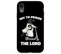 Off To Praise The Lord Funny Christian Crow Faith Raven Case for iPhone XR