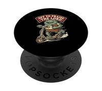 Off to Praise The Lord Funny Christian Frog Meme PopSockets Adhesive PopGrip