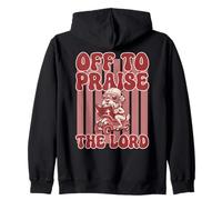 Off To Praise The Lord Havanese Dog Zip Hoodie