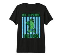 Off to Praise The Lord Pickle Cucumber for Christians Premium T-Shirt