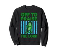 Off To Praise The Lord Pickle Cucumber For Christians Sweatshirt