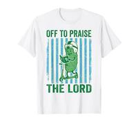 Off to Praise The Lord Pickle Cucumber for Christians T-Shirt