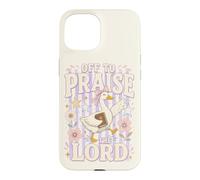 Off To Praise The Lord Silly Goose Bows Christian Vintage Case for iPhone 15