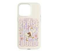 Off To Praise The Lord Silly Goose Bows Christian Vintage Case for iPhone 15 Pro Max