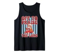 Off to Praise The Lord Tiger Tank Top