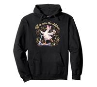 Off To Raise The Children Goose Momo Funny Coffee Lover Pullover Hoodie