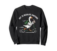 Off to Regulate Emotions Funny Goose Psychologist Sweatshirt