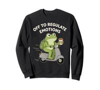 Off to Regulate Emotions, Mental Health Counselor, Frog Sweatshirt