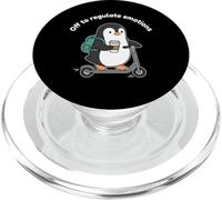 Off to Regulate Emotions Penguin Mental Health Counselor PopSockets PopGrip for MagSafe