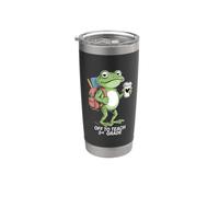 Off to Teach 3rd Grade, Funny Third Grade Teacher Stainless Steel Insulated Tumbler