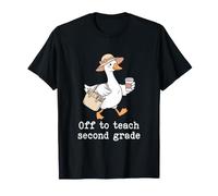 Off to Teach Second Grade Silly-Goose Teacher Team 2nd Grade T-Shirt
