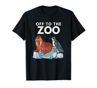 Off To The Zoo Animals Wildlife Safari Zoo Trip Seal Walrus T-Shirt