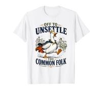 Off to Unsettled The Common Folk Medieval Goose T-Shirt
