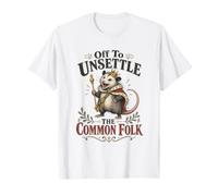 Off to Unsettled The Common Folk Medieval Possum T-Shirt