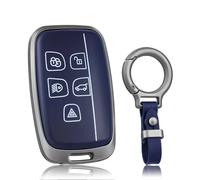 OFF WE GO Key Cover Car Key Cases for Discovery Range Rover Sport Evoque Velar Jaguar XF XE XF XJ F-PACE Key Cover Car Key Case Key Box Protective Casing Blue