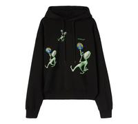 Off-White Alien Arrow Skate Hoodie 'Black' OMBB085F22FLE0161050 M