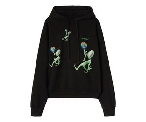 Off-White Alien Arrow Skate Hoodie 'Black' OMBB085F22FLE0161050 S