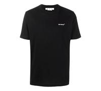 Off-White Arrow Logo Pattern Short Sleeve Slim Fit Version Black OMAA027C99JER0031001 M