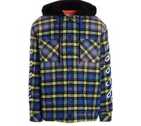 Off-White Arrow Padded Flannel Jacket - Dusty Blue - M