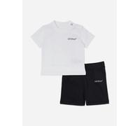 Off-White Baby Boys Arrow Acrylic Jersey Short Set in Black - Black - 18 months