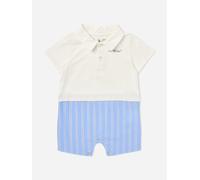 Off-White Baby Boys Bookish Mix Romper in Blue - Blue - 18 months