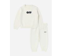 Off-White Baby Off Knit Tracksuit in White - White - 18 months